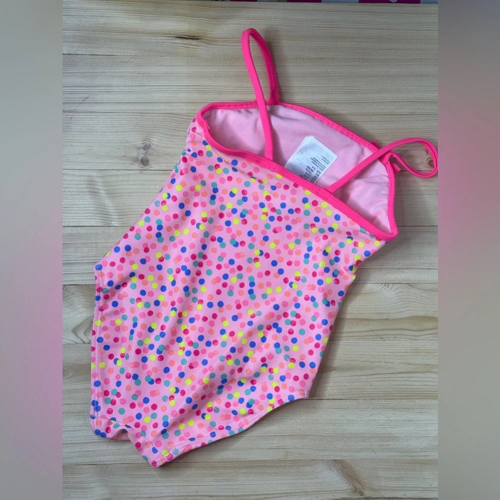 H&M Colorful Polka Dot Kids Swimsuit. Great Condition. Size 2/4 Years